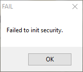Ошибка при запуске black desert failed to init security